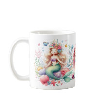 Mermaids Onder-the-Sea 1st Birthday Photo Favour