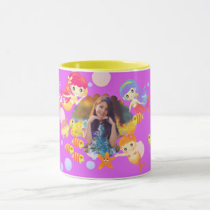 Mermaids Photo Violet Mug