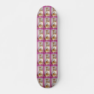 mermaids pink skateboard