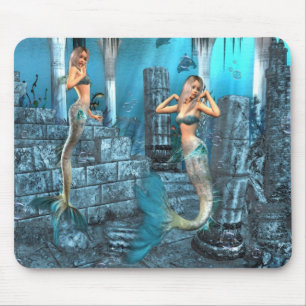 Mermaids Playground Mouse Pad