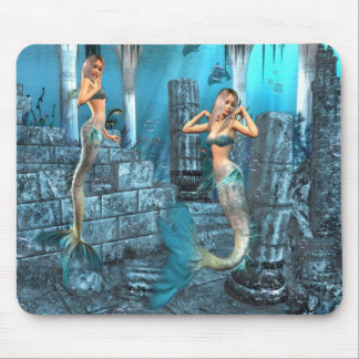 Mermaids Playground Mouse Pad