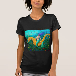 Mermaid's Ride- Seahorse T-Shirt
