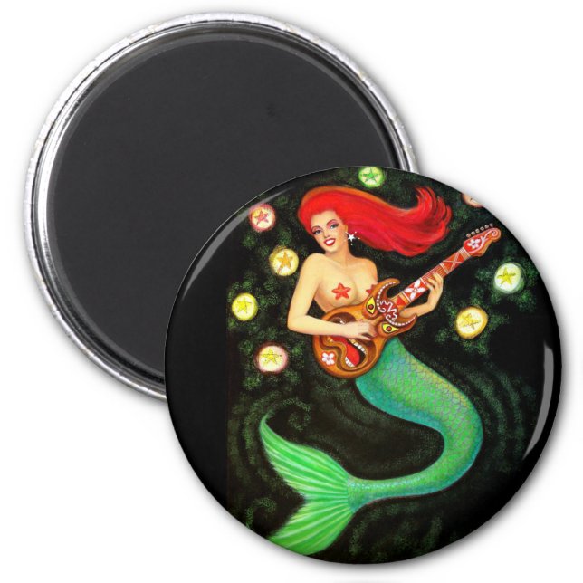 Mermaids Rock! Magnet (Front)