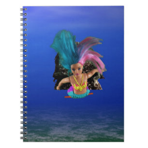 Mermaids saving the lobsters. notebook