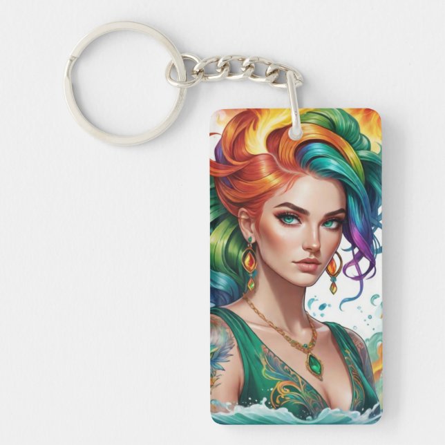 mermaid's secret key ring (Front)