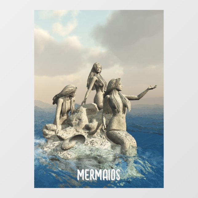 Mermaids statue. Customised (Sheet)