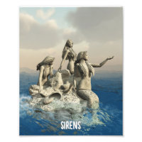 Mermaids statue. Customised