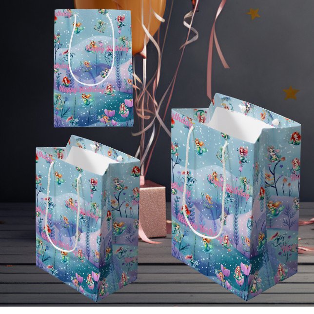 Mermaids Theme Gift Bag for Kids Birthday Party (Creator Uploaded)