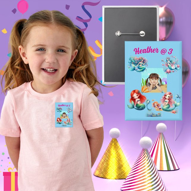 Mermaids Under the Sea Photo Kids Birthday Party  (Creator Uploaded)