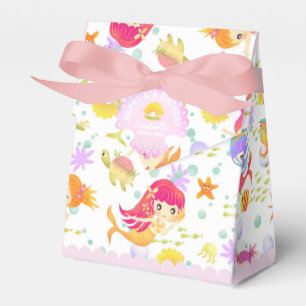 Mermaids White Favour Box