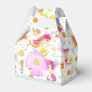 Mermaids White Tent Favour Box