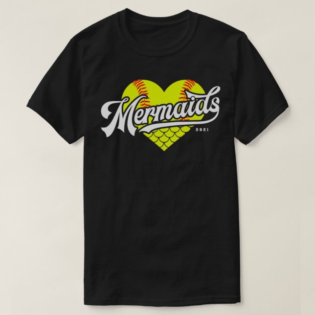 Mermaids Youth Softball BVRC 2021  T-Shirt (Design Front)