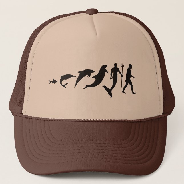 Merman Evolution Trucker Hat (Front)