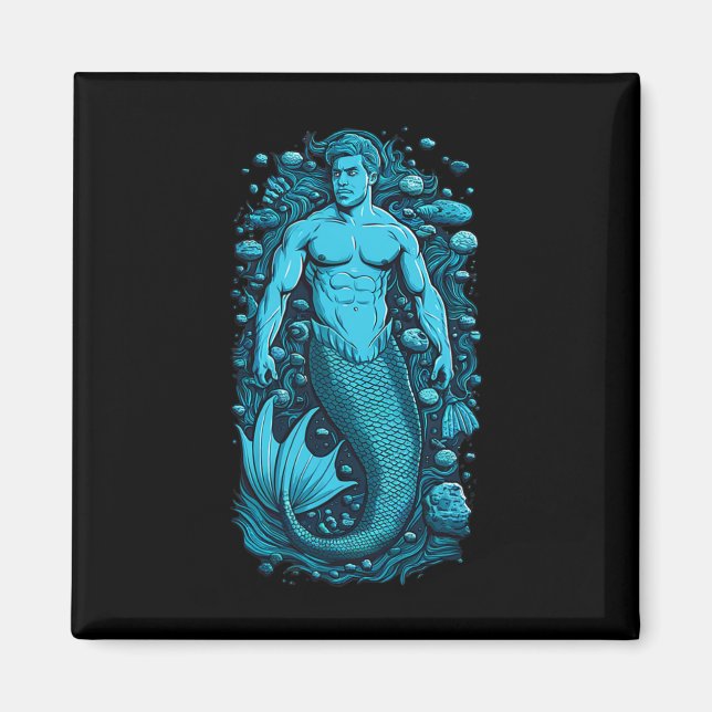 Merman Gay Cruise For Men Beaches Boats And Bros  Magnet (Front)