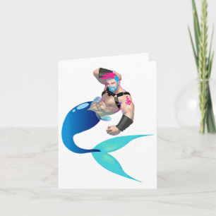 Merman Gay Cruise S For Men Beaches Boats And Bros Card