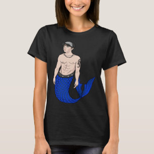 Merman Mermen Merboy Majestic Boy Mermaid Swimmer T-Shirt