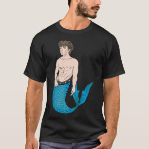 Merman Mermen Merboy Majestic Boy Mermaid Swimmer T-Shirt