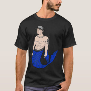 Merman Mermen Merboy Majestic Boy Mermaid Swimmer T-Shirt