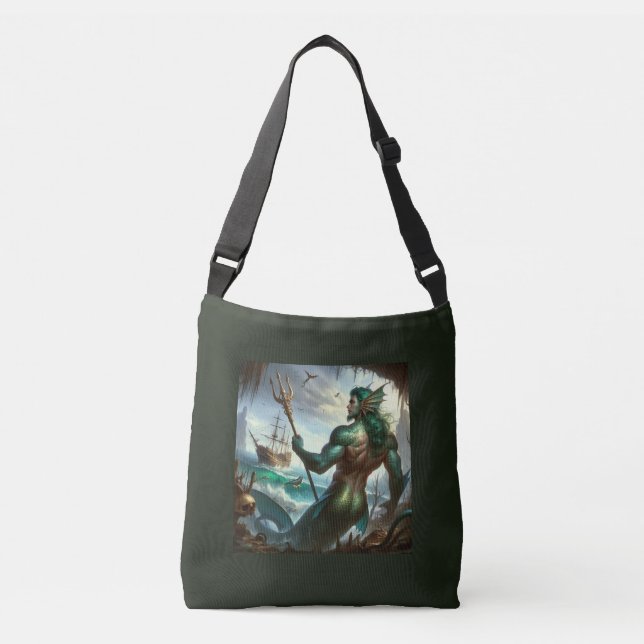 Merman Nephew Crossbody Bag (Front)