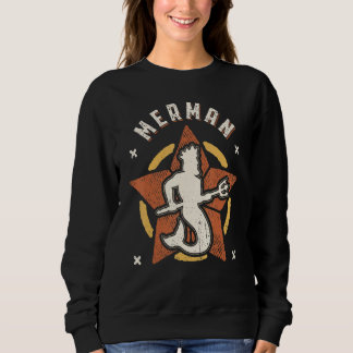 Merman Vintage Retro Classic Sweatshirt