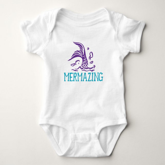 Mermazing Baby Bodysuit (Front)