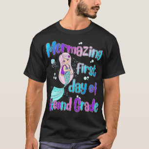 Mermazing First Day of Second Grade Back to School T-Shirt