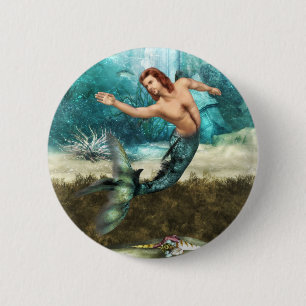 Mermen  Button