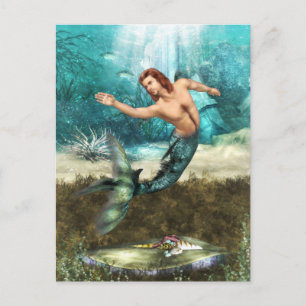 Mermen Postcard