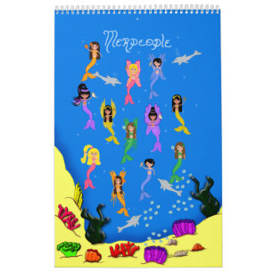 Merpeople Prints Book Calendar