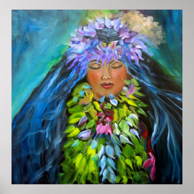 Merrie Monarch Hula Girl Poster (Front)