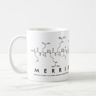 Merrie peptide name mug