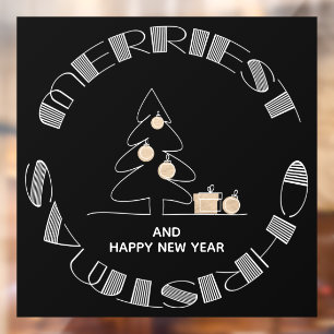 Merriest Christmas Tree Black