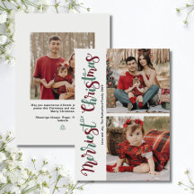 Merriest Merry Christmas 3 Family Photo