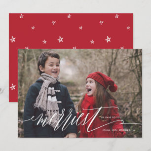 Merriest of Days Christmas Holiday Photo Card