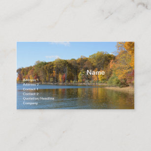 Merrill Creek Reservoir in Washington, New Jersey Business Card