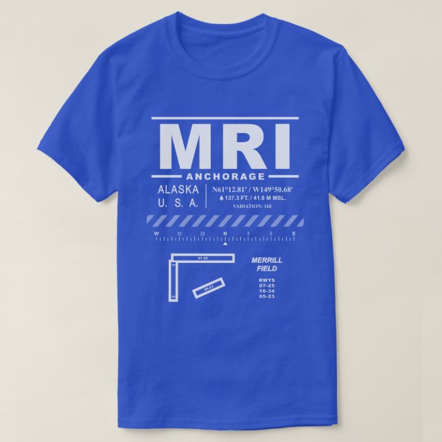 Merrill Field MRI T-Shirt (Design Front)