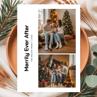 Merrily Ever After Family Christmas Card