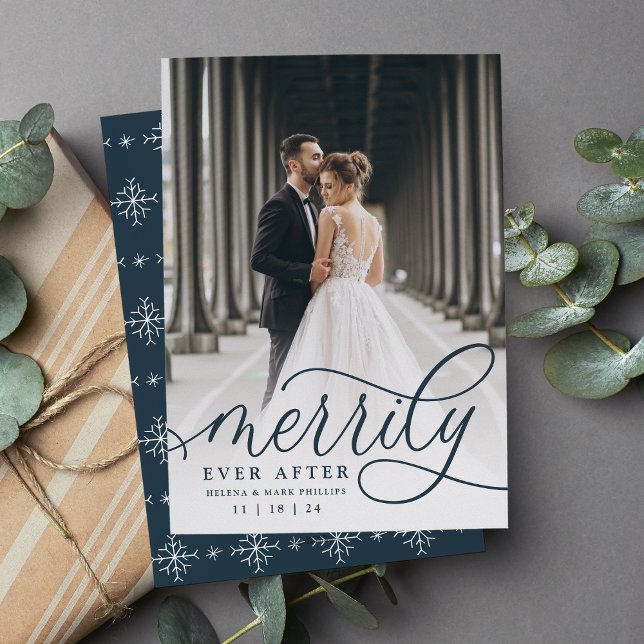 Merrily Ever After | Holiday Wedding Announcement (Creator Uploaded)