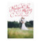 Merrily Married and Merry Christmas Photo Card