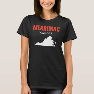 Merrimac Virginia USA State America Travel Virgini T-Shirt