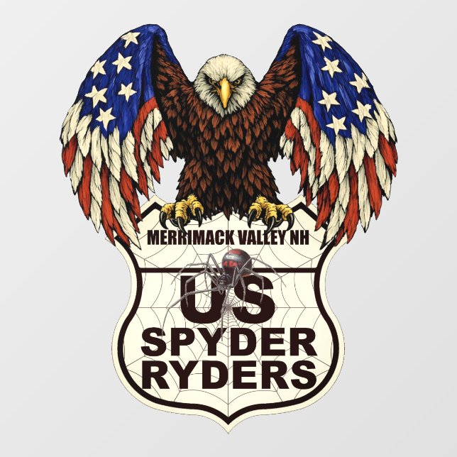 Merrimack Valley NH Chapter - Decal Eagle Logo (Sheet)