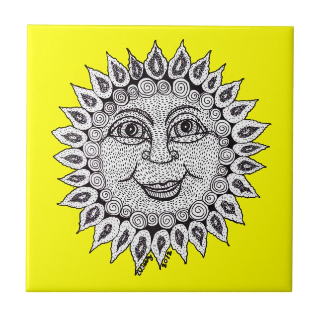 Merriment Sunshine Tile (Front)