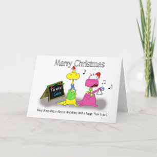 Merrry christmas son holiday card