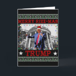 Merrry Rizzmas Trump Funny Humourous Trump Dance C Card<br><div class="desc">Merrry Rizzmas Trump Funny Humourous Trump Dance Christmas</div>