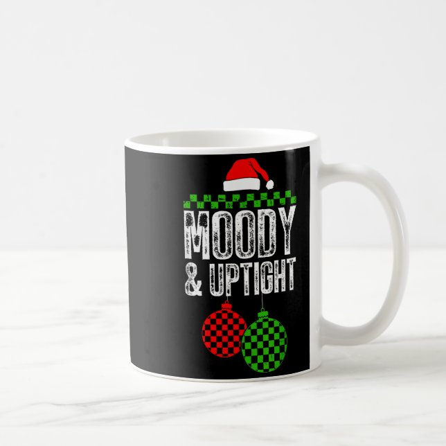 Merry &amp; Bright Moody &amp; Uptight Matching Co Coffee Mug (Right)
