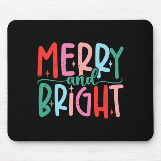 Merry &amp; Bright Moody &amp; Uptight Matching Co Mouse Pad (Front)