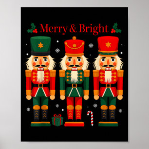 Merry & Bright Nutcracker Christmas Ballet Dan Poster