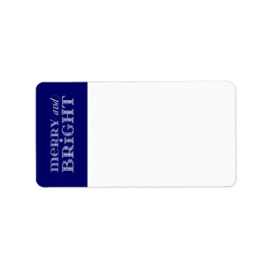 Merry and Bright Address Labels