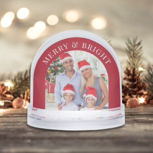 Merry And Bright Arch Photos Christmas Snowglobe