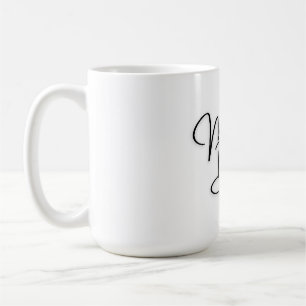 Merry and Bright Black Amsterdam Four Minimalist T Coffee Mug